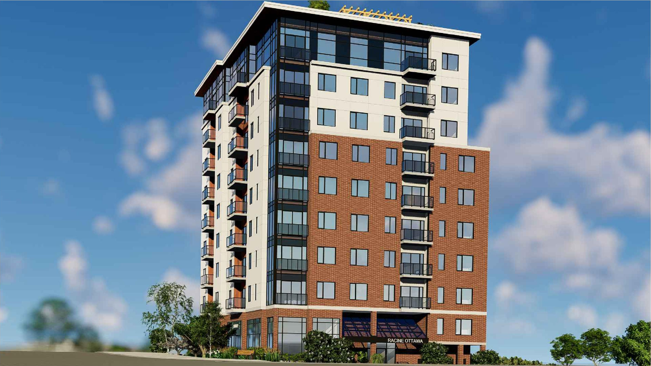 Rendering of building from page 3 of the file '2025-09-17 - Floor Plans - D07-12-21-0189'