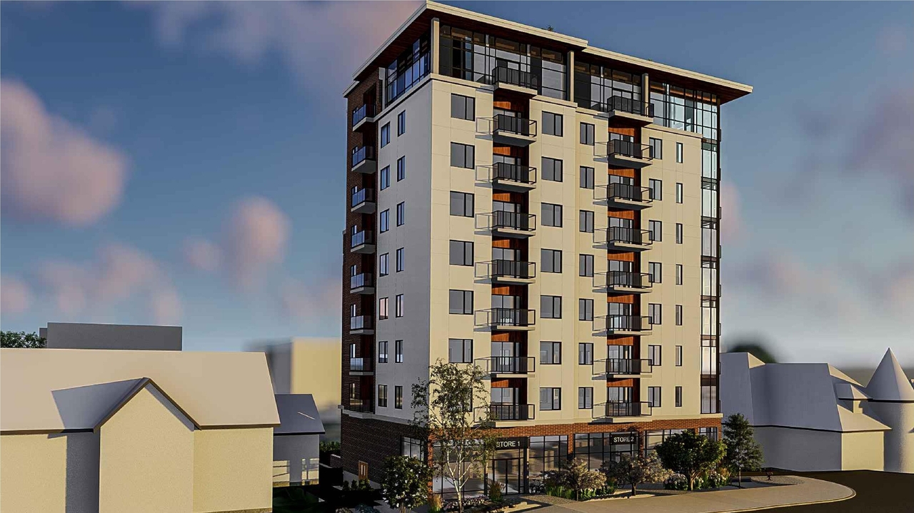 Rendering of building from page 1 of the file '2024-02-14 - Perspectives - D07-12-21-01891'