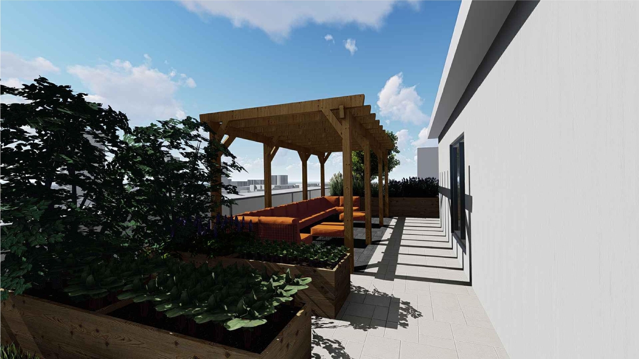 Rendering of building from page 4 of the file '2024-02-14 - Perspectives - D07-12-21-01891'