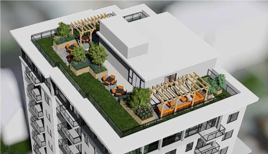 Rendering of building from page 2 of the file '2023-05-11 - Design Brief - D07-12-21-0189'