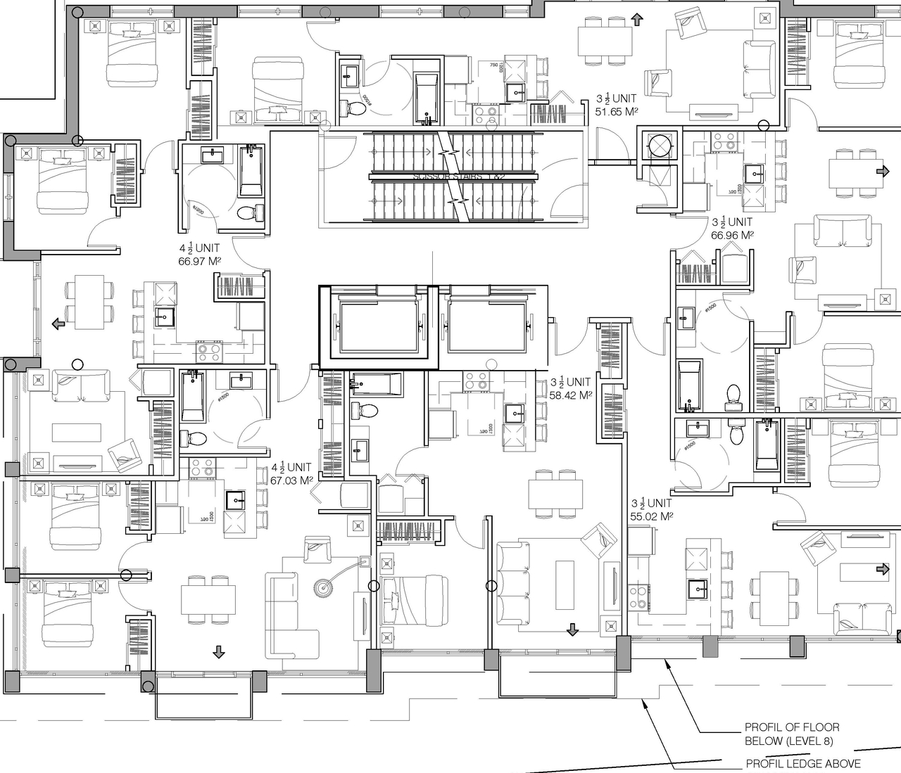 Floor plan for project from page 6 of the file '2023-04-20 - Site Plan & Floor Plans - D07-12-21-0189'