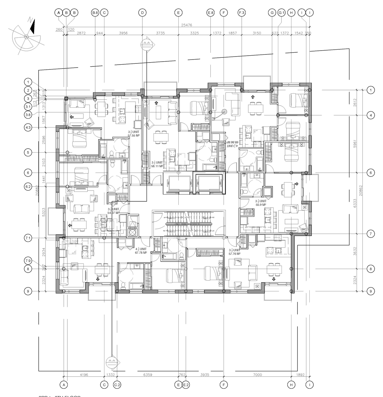 Floor plan for project from page 4 of the file '2024-02-14 - Site Plan and Floor Plans - D07-12-21-0189'