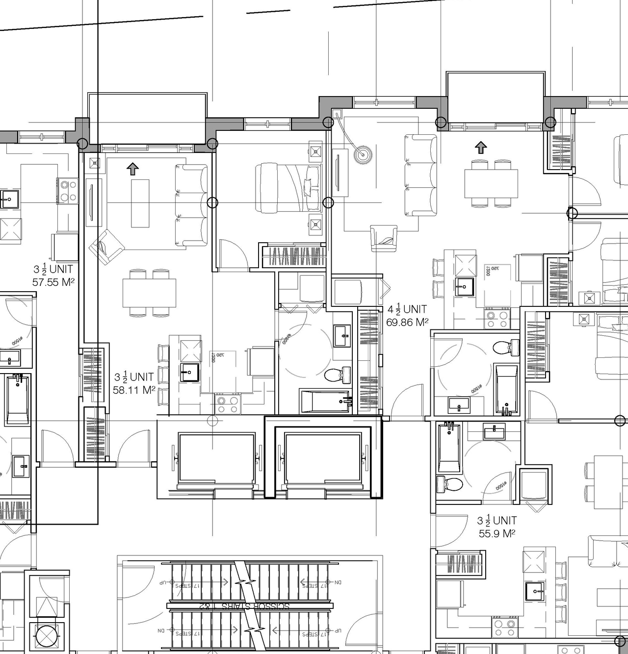 Floor plan for project from page 4 of the file '2024-02-14 - Site Plan and Floor Plans - D07-12-21-0189'