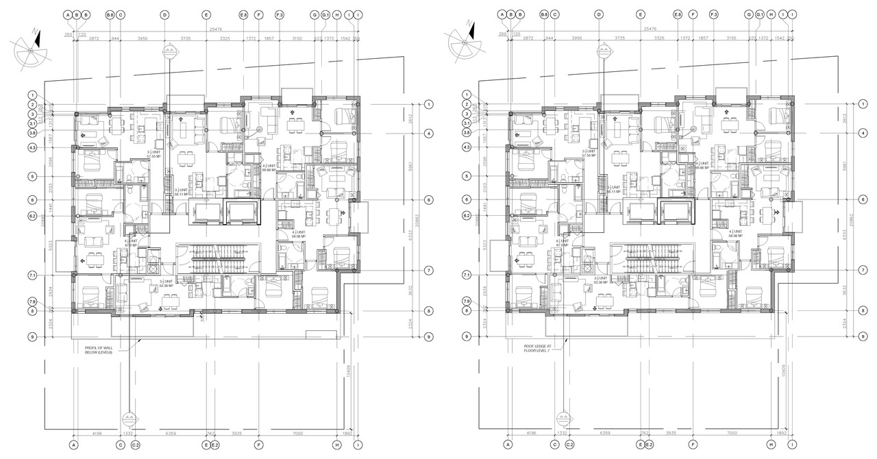 Floor plan for project from page 5 of the file '2024-02-14 - Site Plan and Floor Plans - D07-12-21-0189'