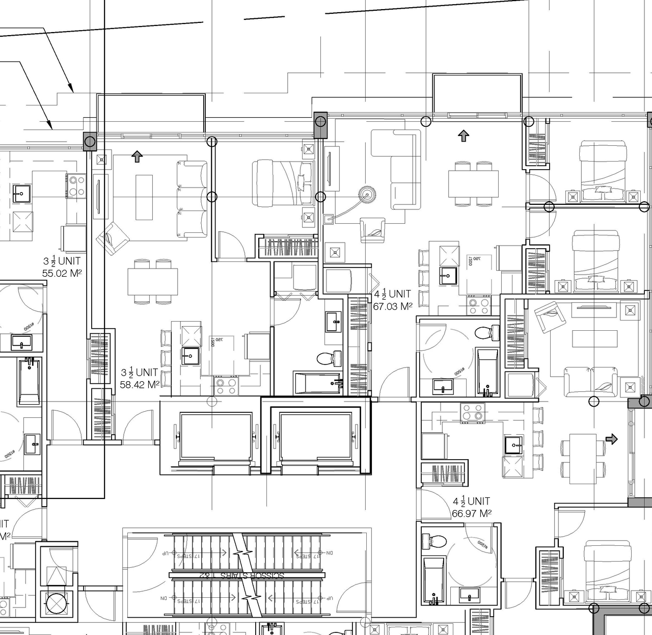 Construction site plan for project from page 6 of the file '2024-02-14 - Site Plan and Floor Plans - D07-12-21-0189'