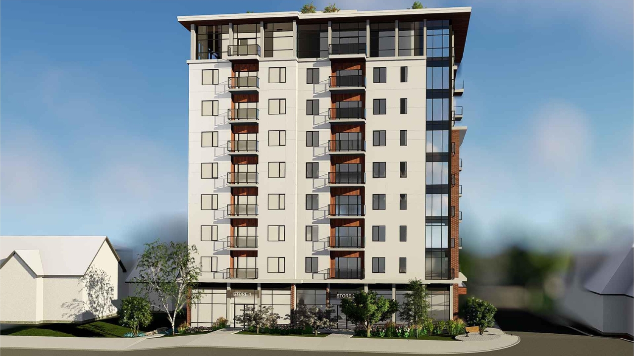 Rendering of building from page 1 of the file '2023-04-20 - Renderings - D07-12-21-0189'