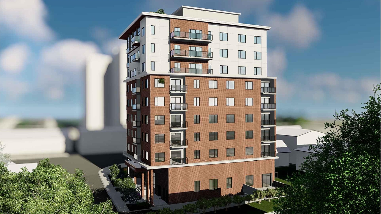 Rendering of building from page 2 of the file '2023-04-20 - Renderings - D07-12-21-0189'