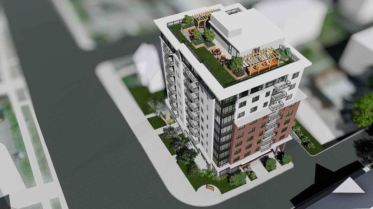 Rendering of building from page 2 of the file '2023-04-20 - Renderings - D07-12-21-0189'