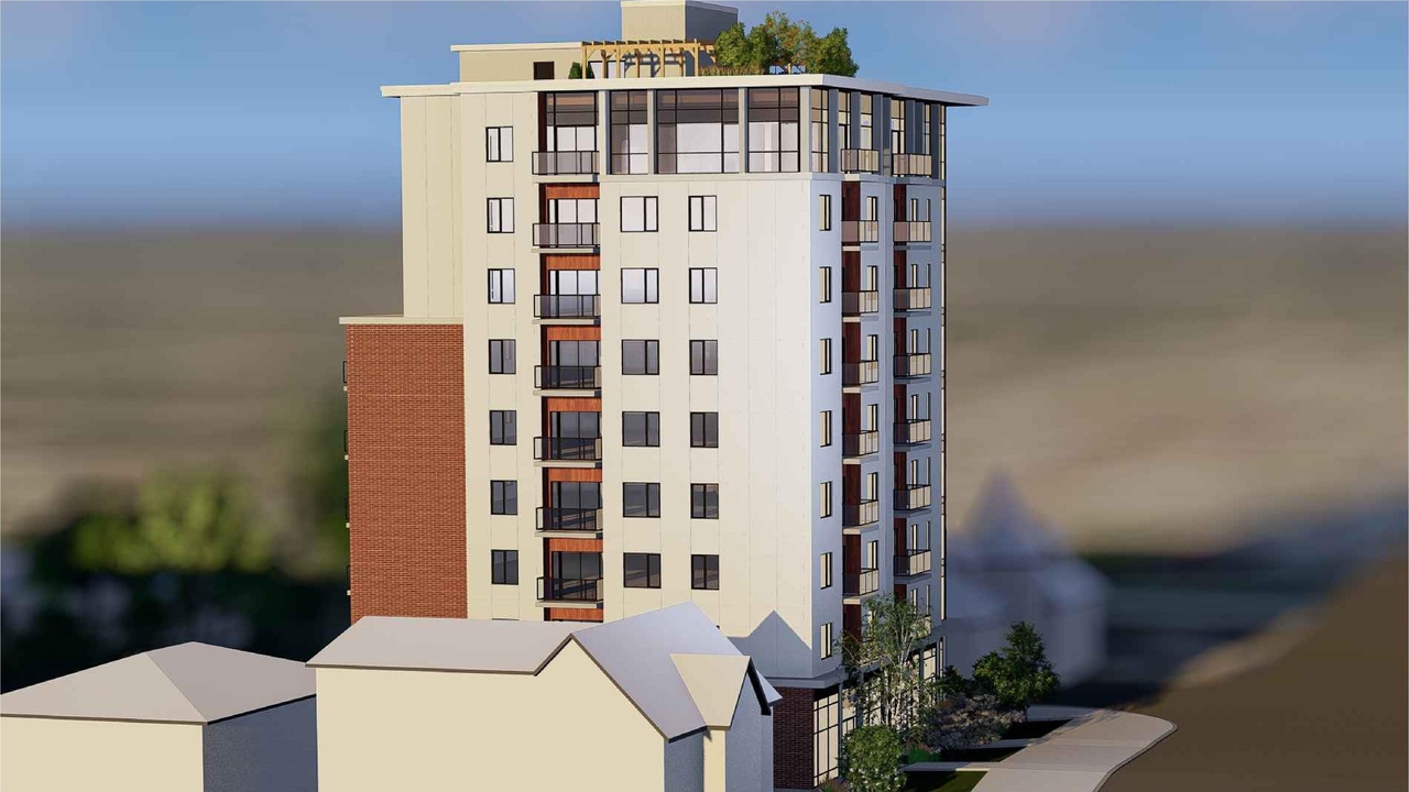 Rendering of building from page 3 of the file '2023-04-20 - Renderings - D07-12-21-0189'