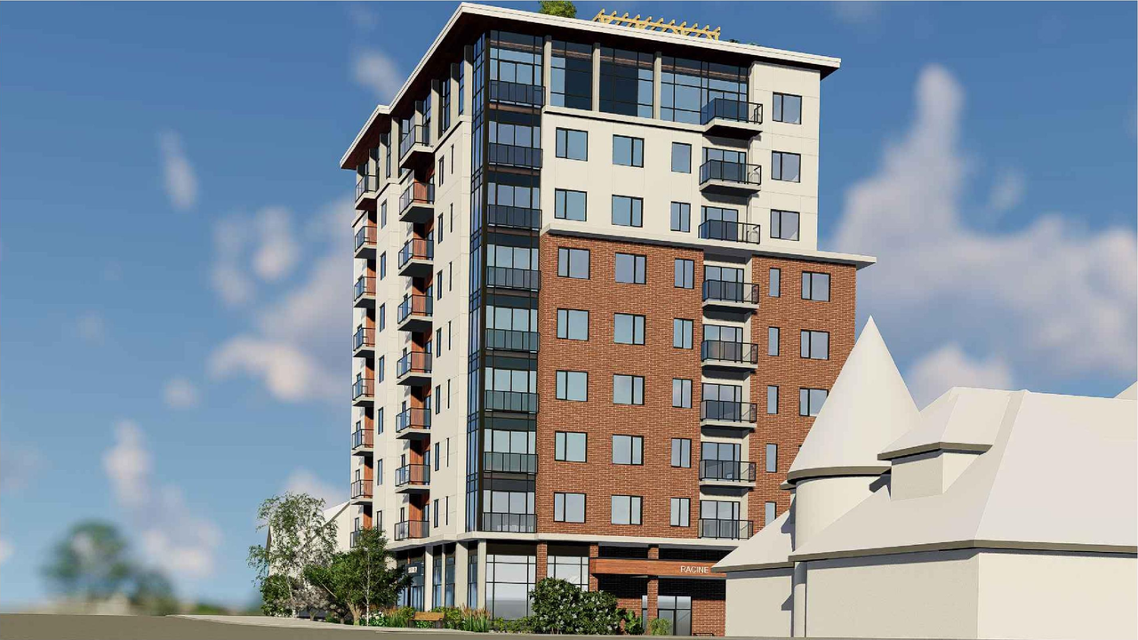 Rendering of building from page 3 of the file '2023-04-20 - Renderings - D07-12-21-0189'
