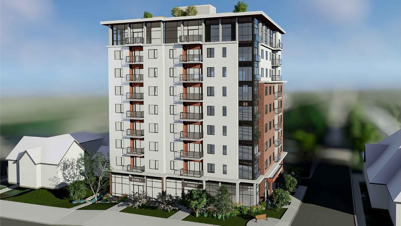 Rendering of building from page 5 of the file '2023-04-20 - Renderings - D07-12-21-0189'