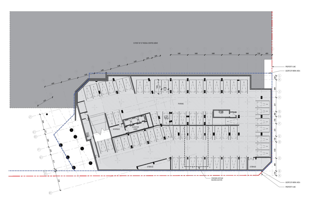 Floor plan for project from page 34 of the file '2022-09-09 - Design Brief - D07-12-21-0197'