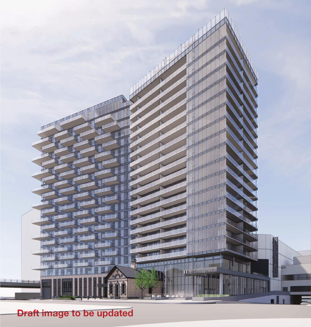 Rendering of building from page 1 of the file '2022-03-25 - UDRP Formal Review - D07-12-21-0197'