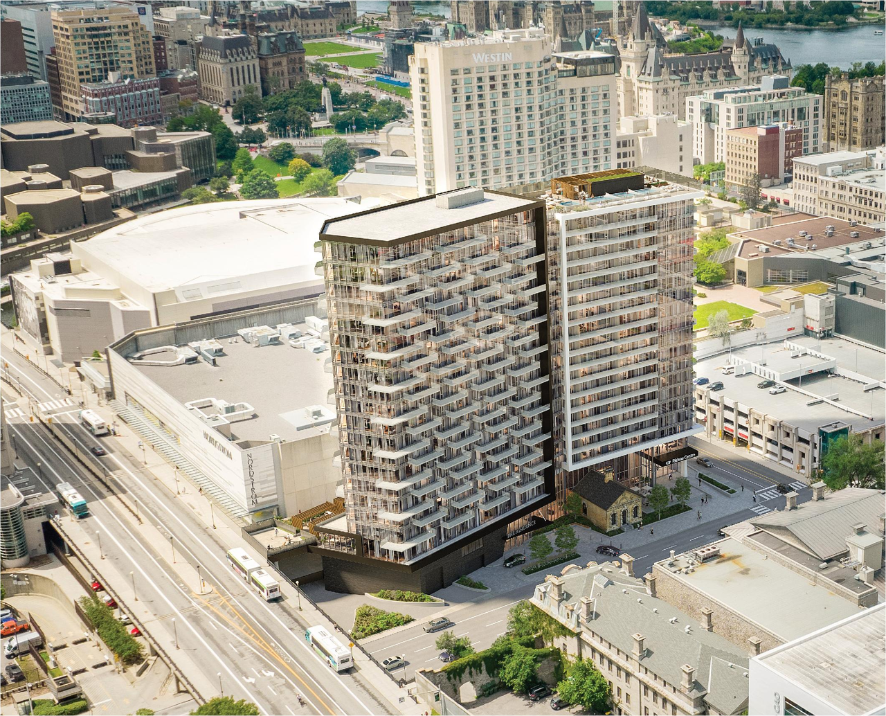 Rendering of building from page 13 of the file '2022-03-25 - UDRP Formal Review - D07-12-21-0197'