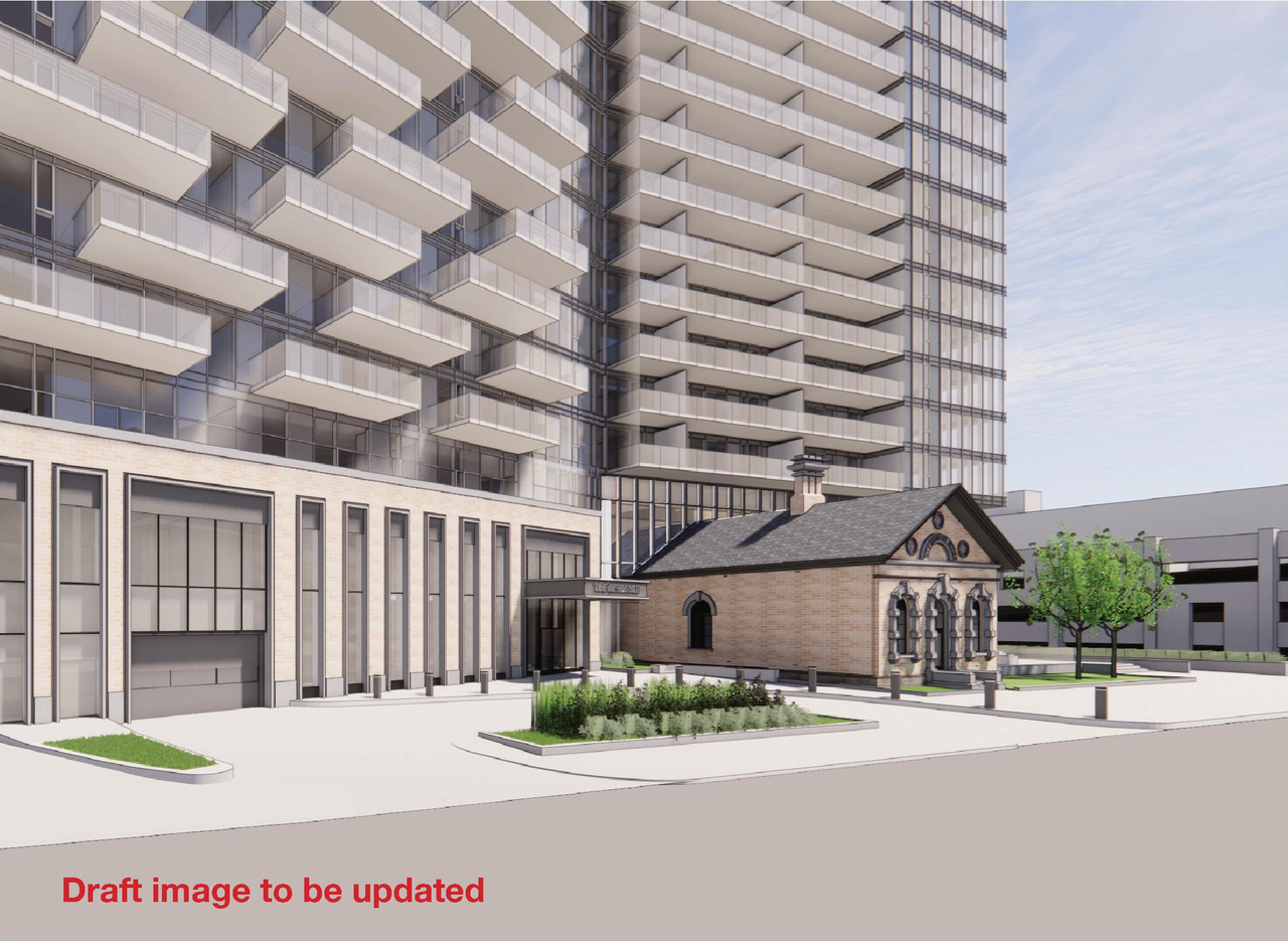 Rendering of building from page 27 of the file '2022-03-25 - UDRP Formal Review - D07-12-21-0197'
