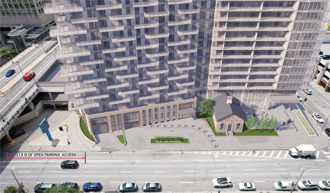 Rendering of building from page 31 of the file '2022-03-25 - UDRP Formal Review - D07-12-21-0197'