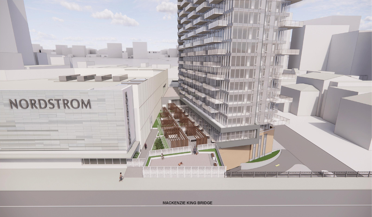 Rendering of building from page 34 of the file '2022-03-25 - UDRP Formal Review - D07-12-21-0197'