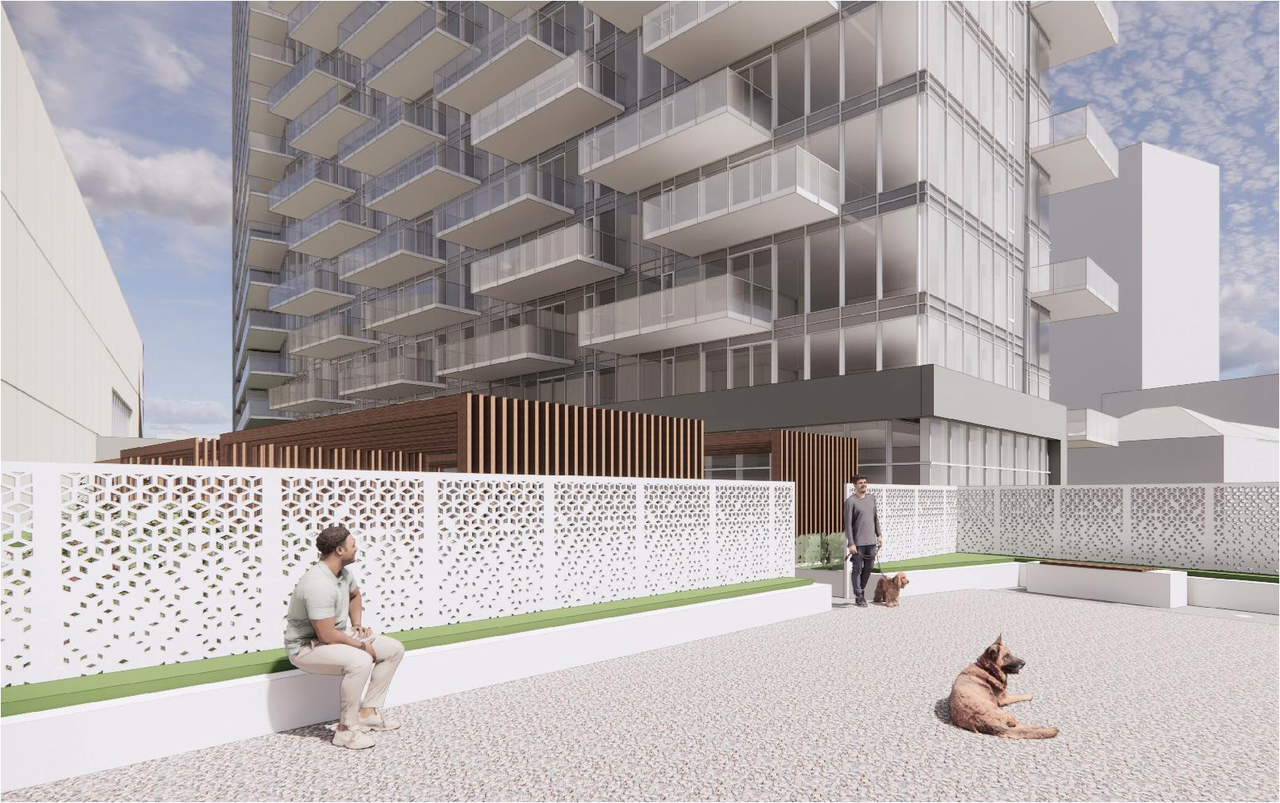 Rendering of building from page 35 of the file '2022-03-25 - UDRP Formal Review - D07-12-21-0197'