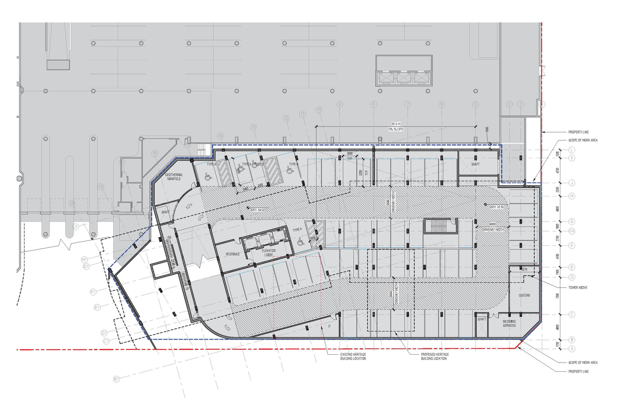 Construction site plan for project from page 50 of the file '2022-03-25 - UDRP Formal Review - D07-12-21-0197'