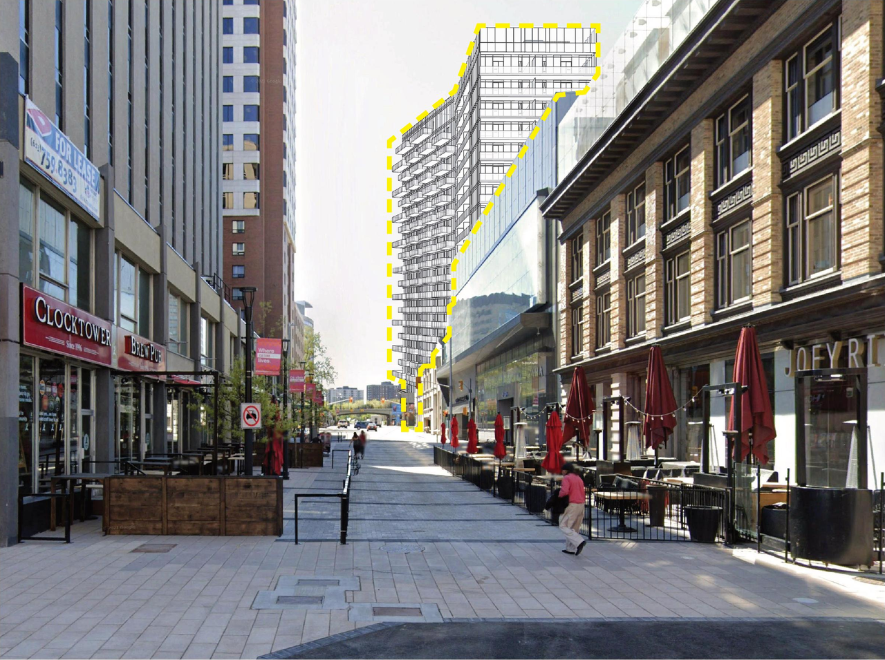 Rendering of building from page 76 of the file '2022-03-25 - UDRP Formal Review - D07-12-21-0197'