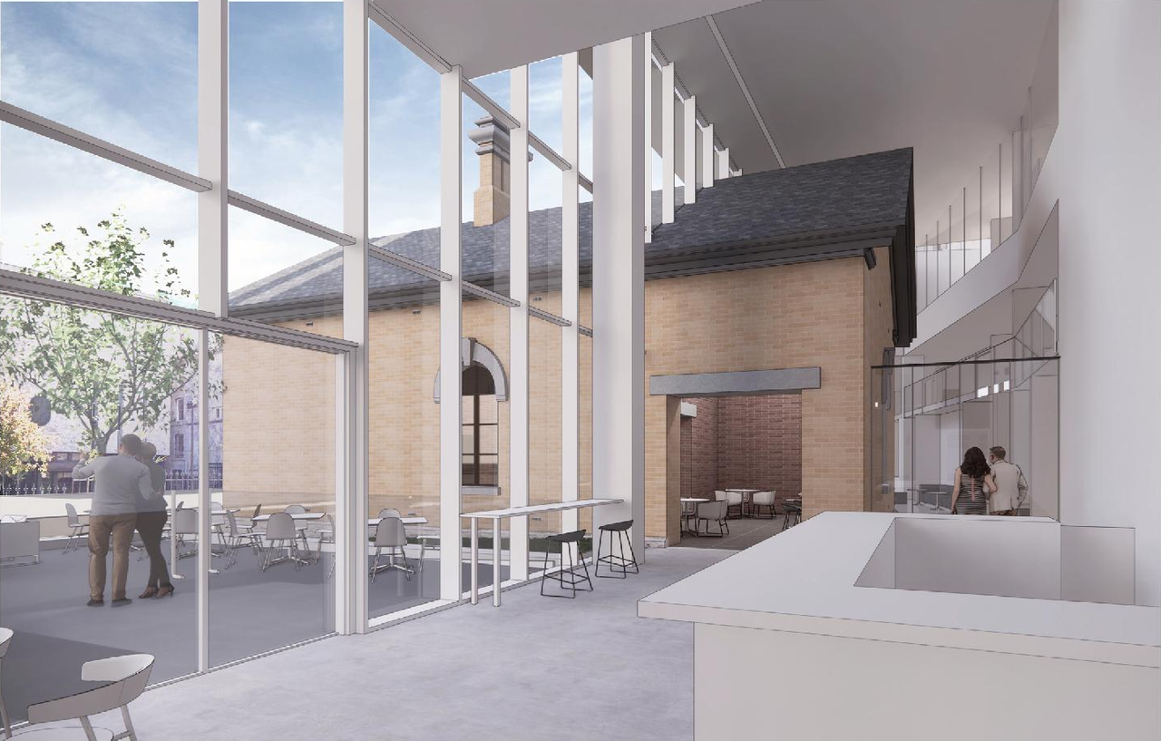 Rendering of building from page 15 of the file '2022-05-03 - Design Brief - D07-12-21-0197'