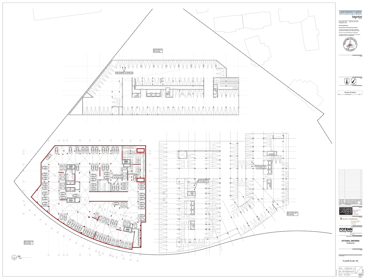 Floor plan for project from page 1 of the file '2023-01-31 - FLOOR PLAN- P2 - D07-12-21-0202'