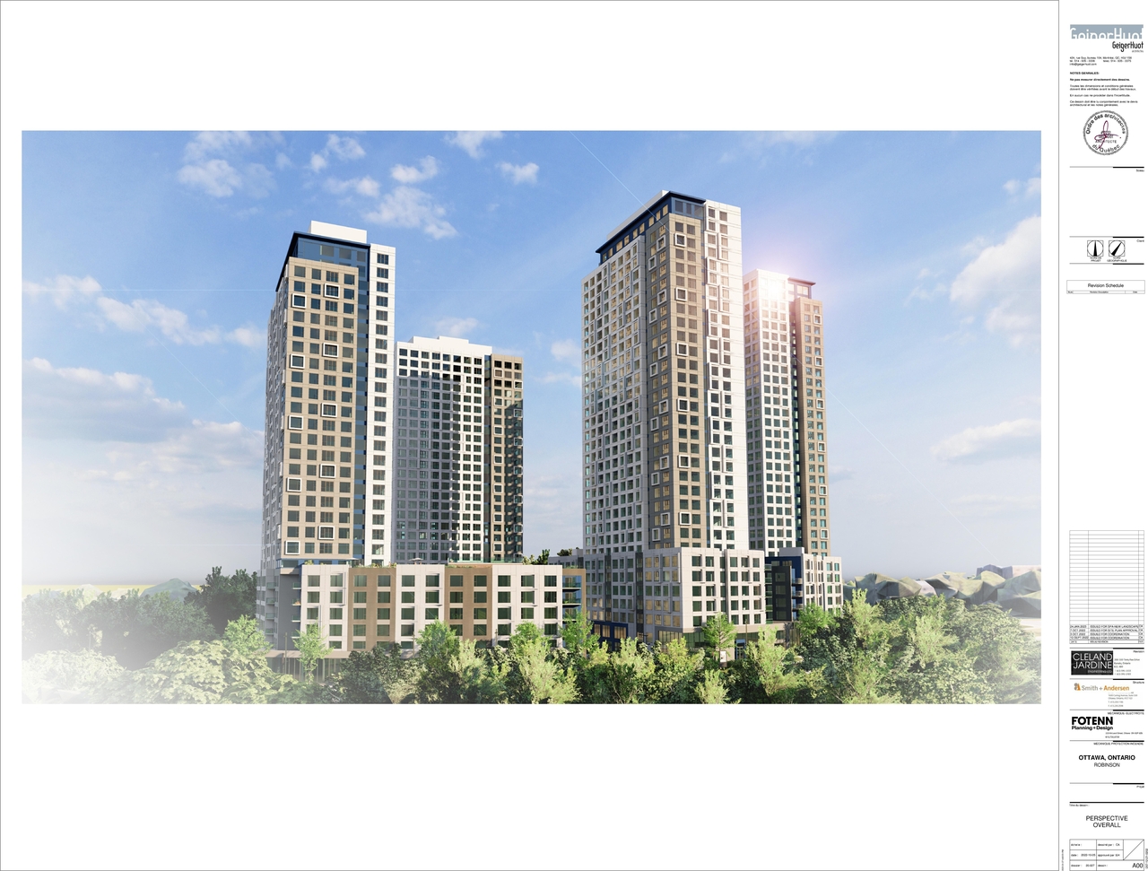 Rendering of building from page 1 of the file '2023-01-31 - PERSPECTIVE OVERALL - D07-12-21-0202'