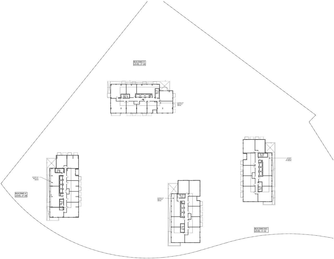 Construction site plan for project from page 10 of the file '2022-04-07 - Floor Plans - D07-12-21-0202'