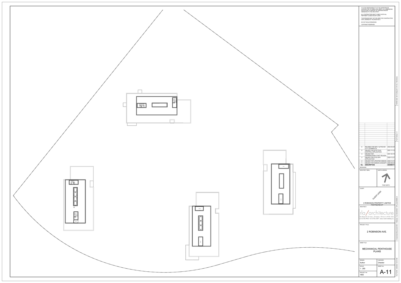 Construction site plan for project from page 11 of the file '2022-04-07 - Floor Plans - D07-12-21-0202'