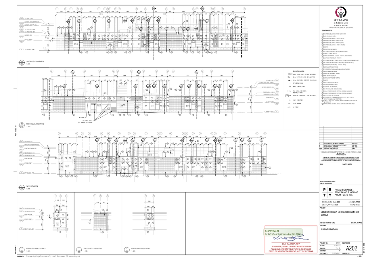 Image from page 4 of the file '2022-09-07 - Approved Floor Plans and Elevations - D07-12-21-0206'