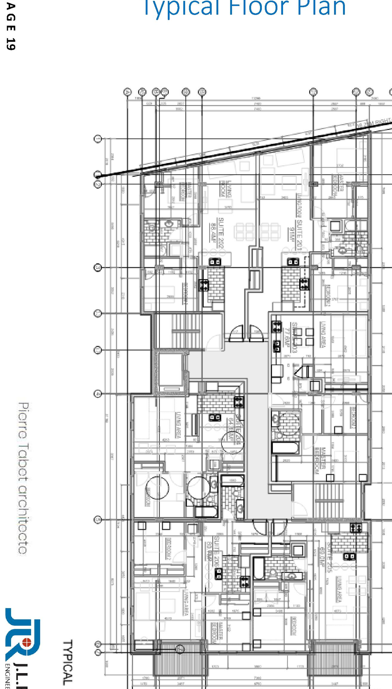 Floor plan for project from page 20 of the file '2021-12-02 - Design Brief - D07-12-21-0209'