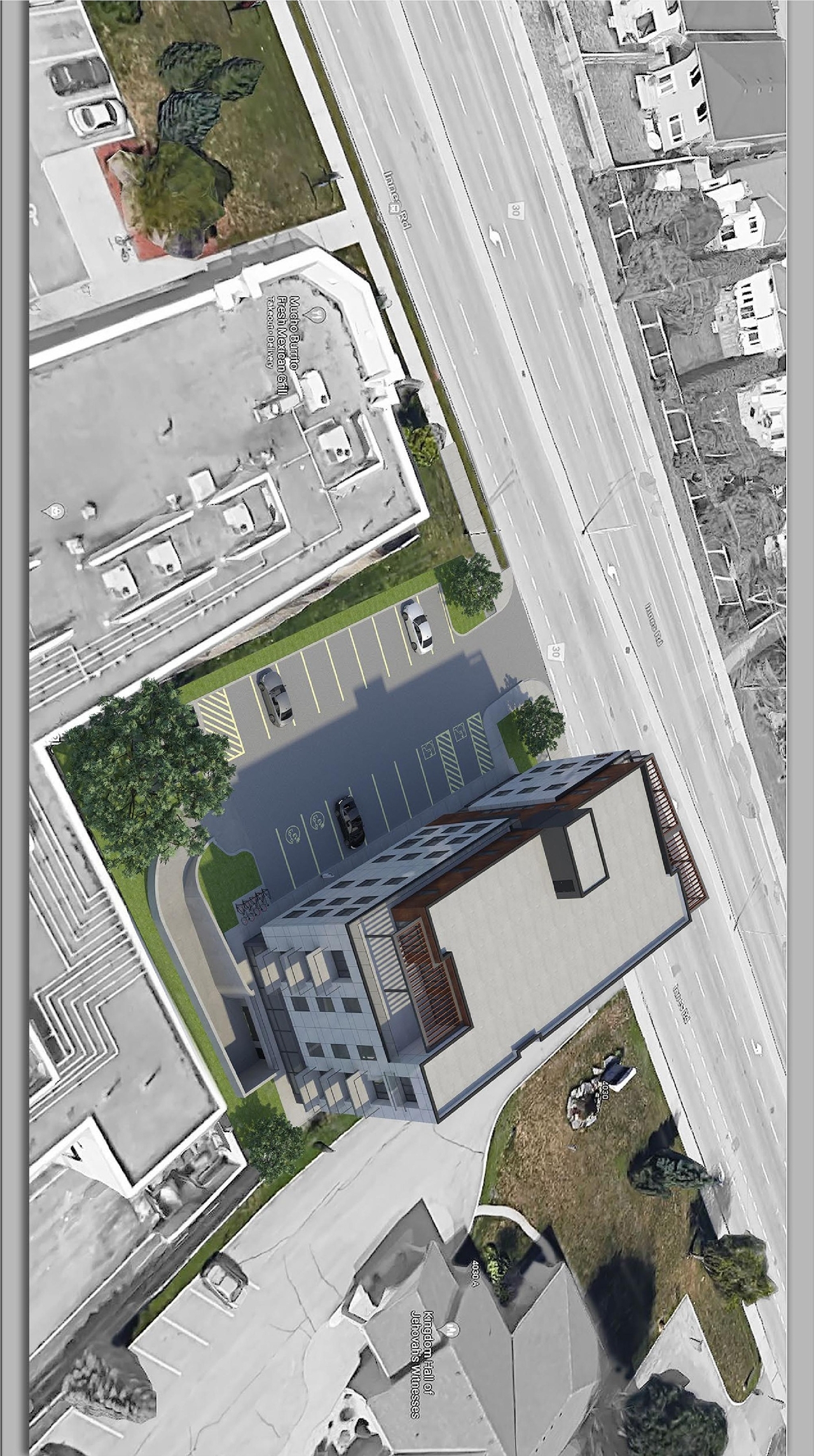 Construction site plan for project from page 10 of the file '2022-01-27 - UDRP Submission-rev3 - D07-12-21-0209'