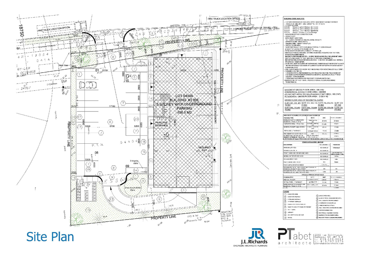 Construction site plan for project from page 22 of the file '2022-01-27 - UDRP Submission-rev3 - D07-12-21-0209'