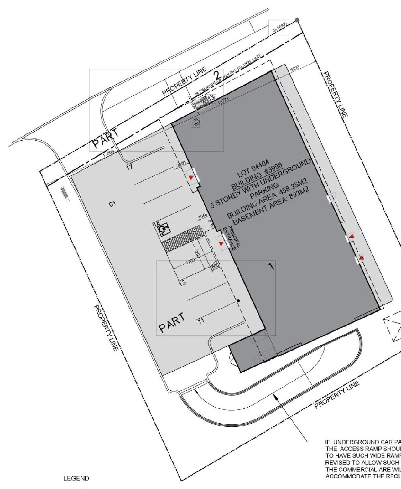 Construction site plan for project from page 3 of the file '2023-01-10 - Urban Design Review Panel Comments (UDRP) - D07-12-21-0209'