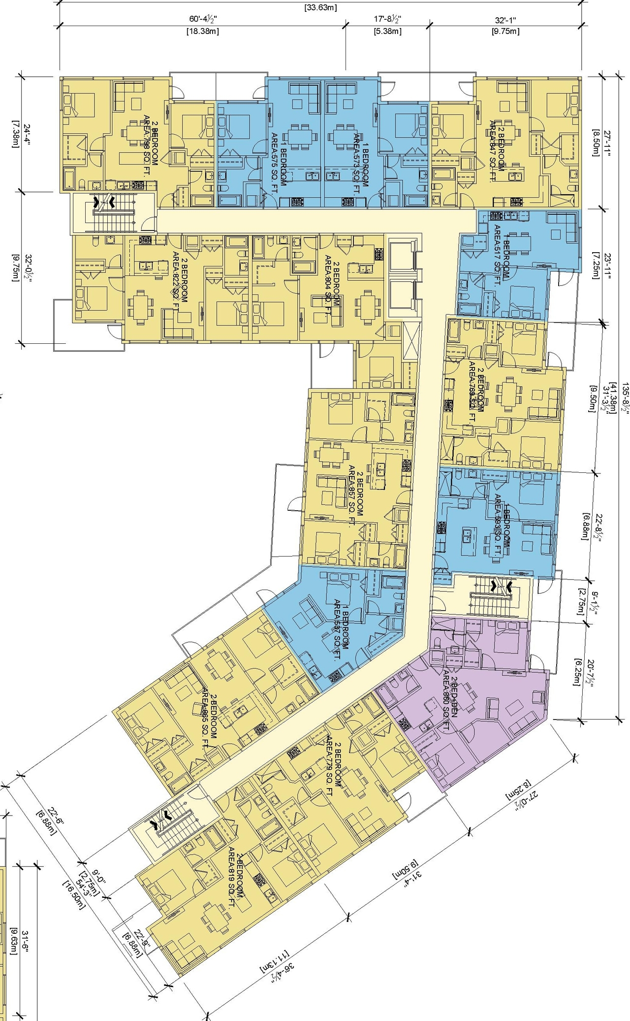 Construction site plan for project from page 4 of the file '2021-11-26 - Floor Plans - D07-12-21-0214'