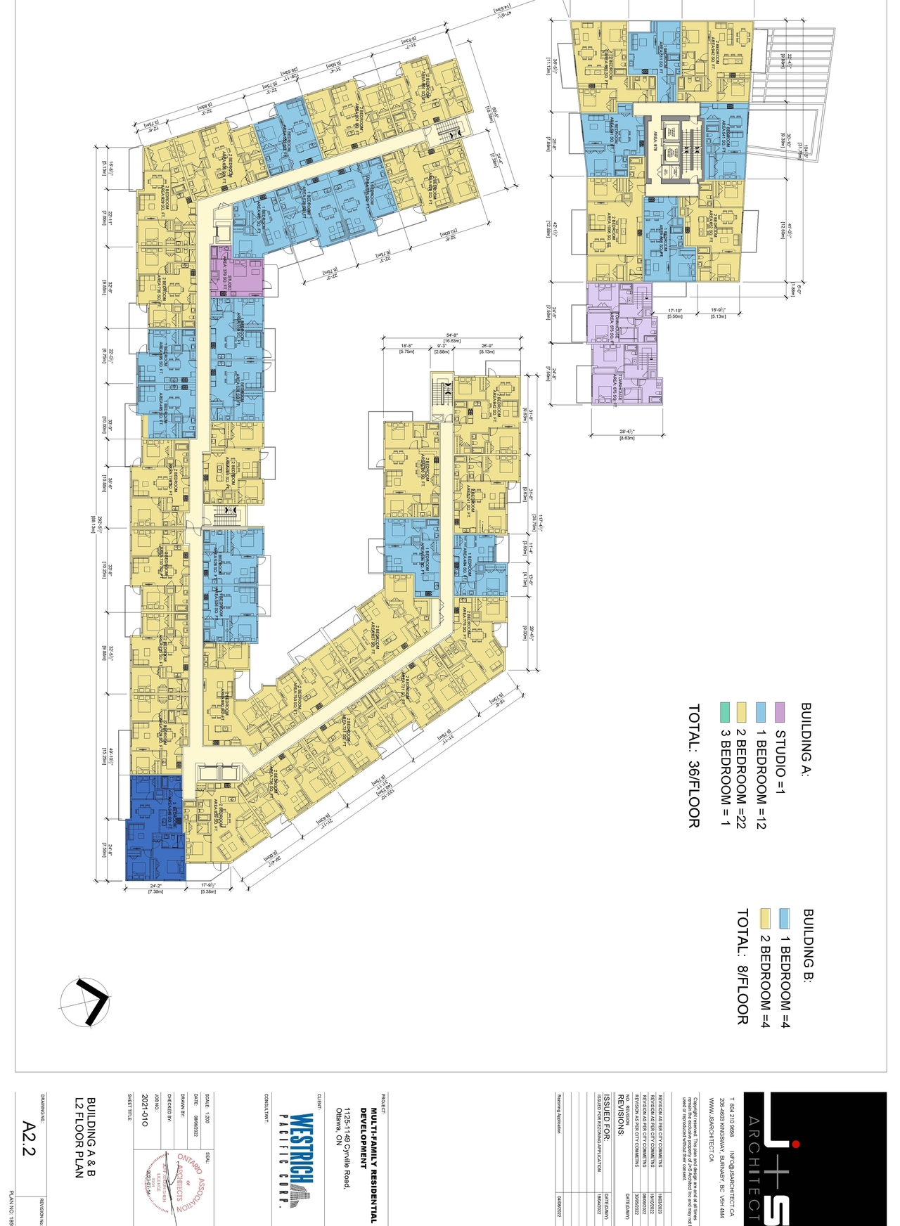 Floor plan for project from page 5 of the file '2023-09-28 - Floor, Elevation and View Plans - D07-12-21-0214'