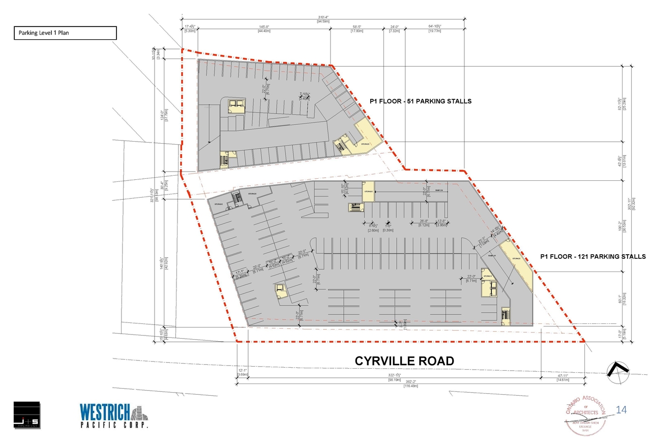 Construction site plan for project from page 15 of the file '2021-11-26 - Design Brief - D07-12-21-0214'