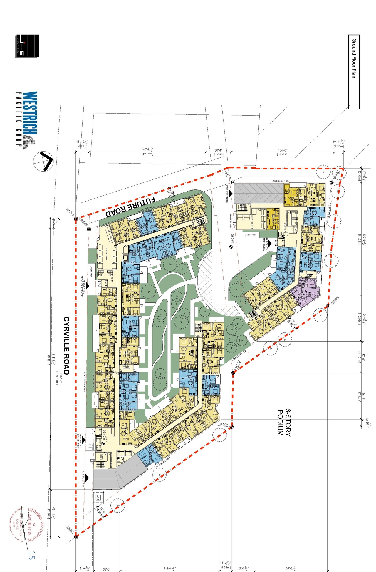 Floor plan for project from page 16 of the file '2021-11-26 - Design Brief - D07-12-21-0214'
