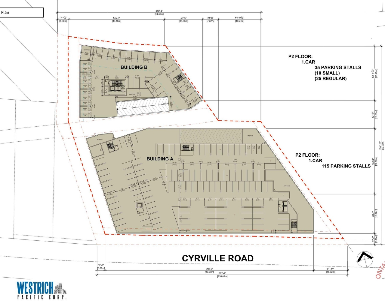 Construction site plan for project from page 18 of the file '2023-05-15 - Design Brief -D07-12-21-0214'