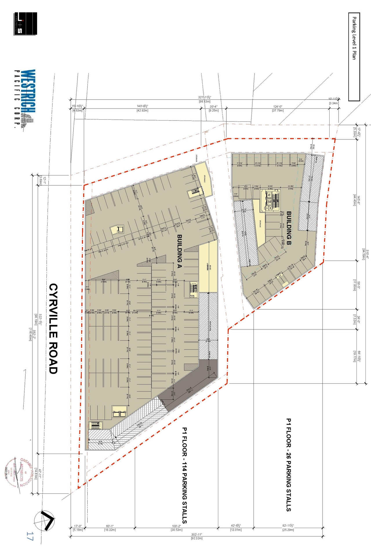 Construction site plan for project from page 18 of the file '2022-07-12 - Design Brief - D07-12-21-0214'