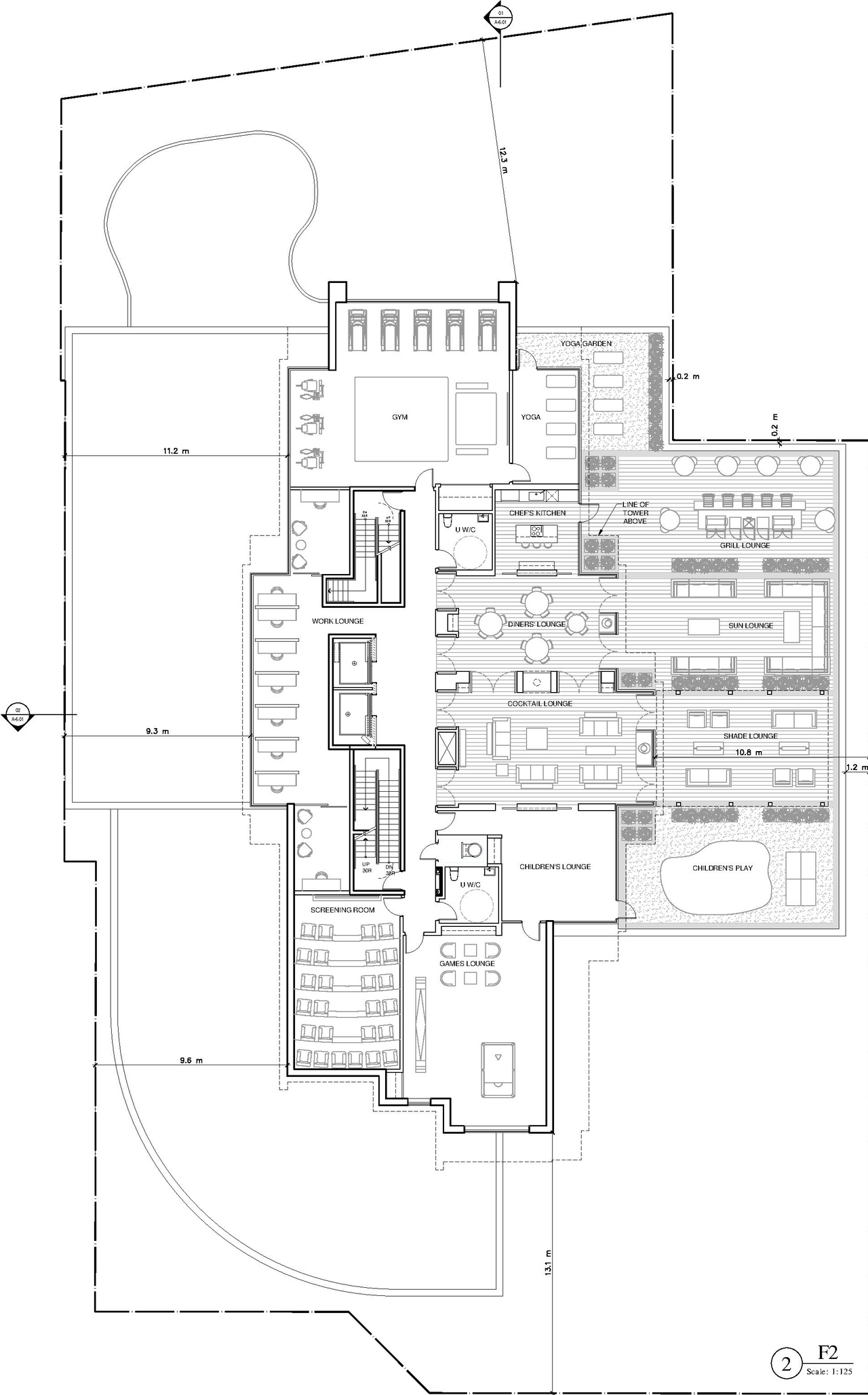 Floor plan for project from page 32 of the file '2022-10-03 - Urban Design Brief - D07-12-21-0216'