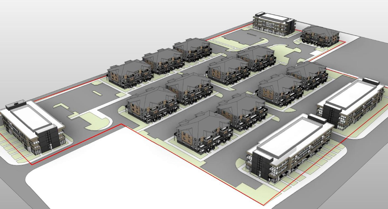 Construction site plan for project from page 1 of the file '2021-12-24 - Planning Rationale and Design Brief - D07-12-21-0224'
