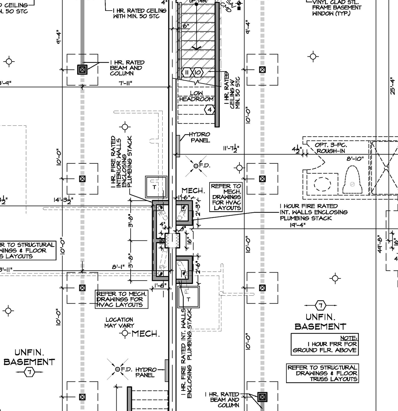 Construction site plan for project from page 1 of the file '2021-12-24 - Floor Plans (Residential Blocks 1 through 12) - D07-12-21-0224'