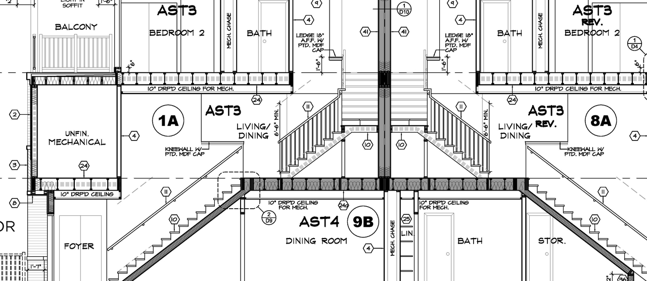 Construction site plan for project from page 12 of the file '2021-12-24 - Floor Plans (Residential Blocks 1 through 12) - D07-12-21-0224'