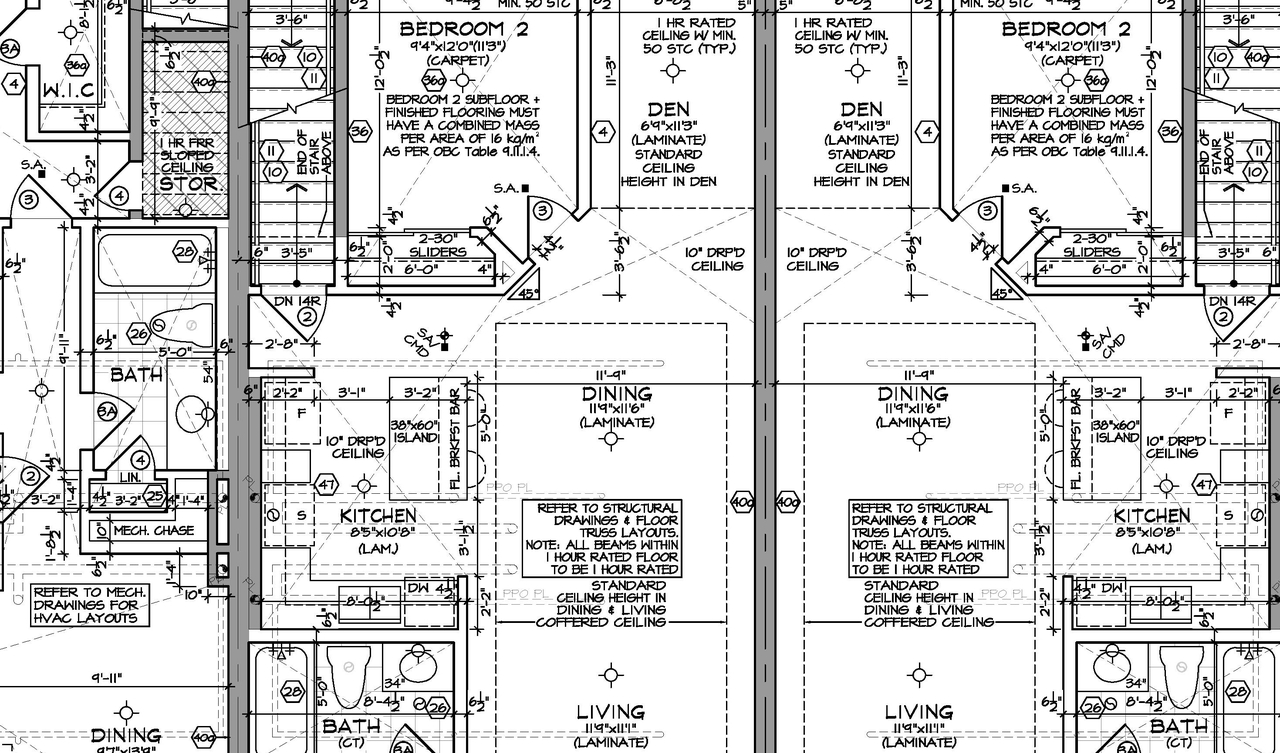 Floor plan for project from page 2 of the file '2021-12-24 - Floor Plans (Residential Blocks 1 through 12) - D07-12-21-0224'