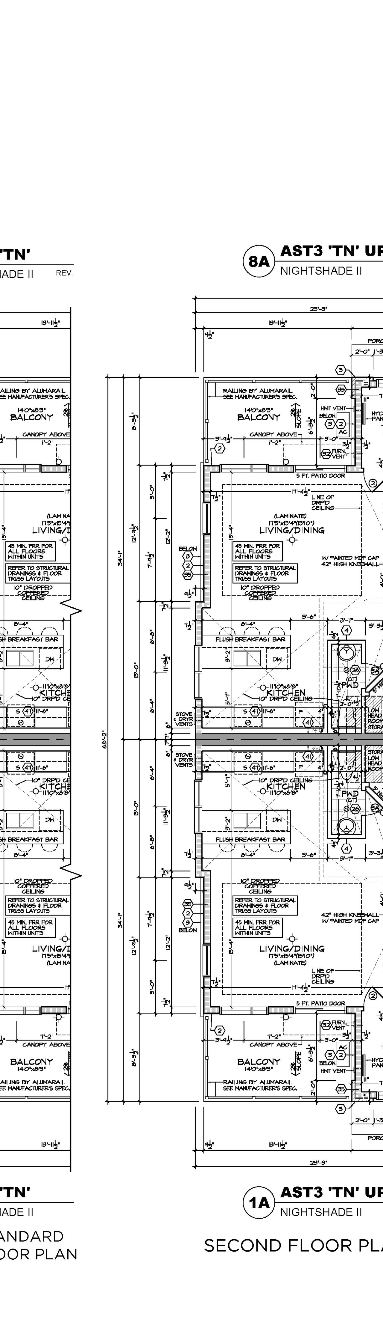 Floor plan for project from page 3 of the file '2021-12-24 - Floor Plans (Residential Blocks 1 through 12) - D07-12-21-0224'