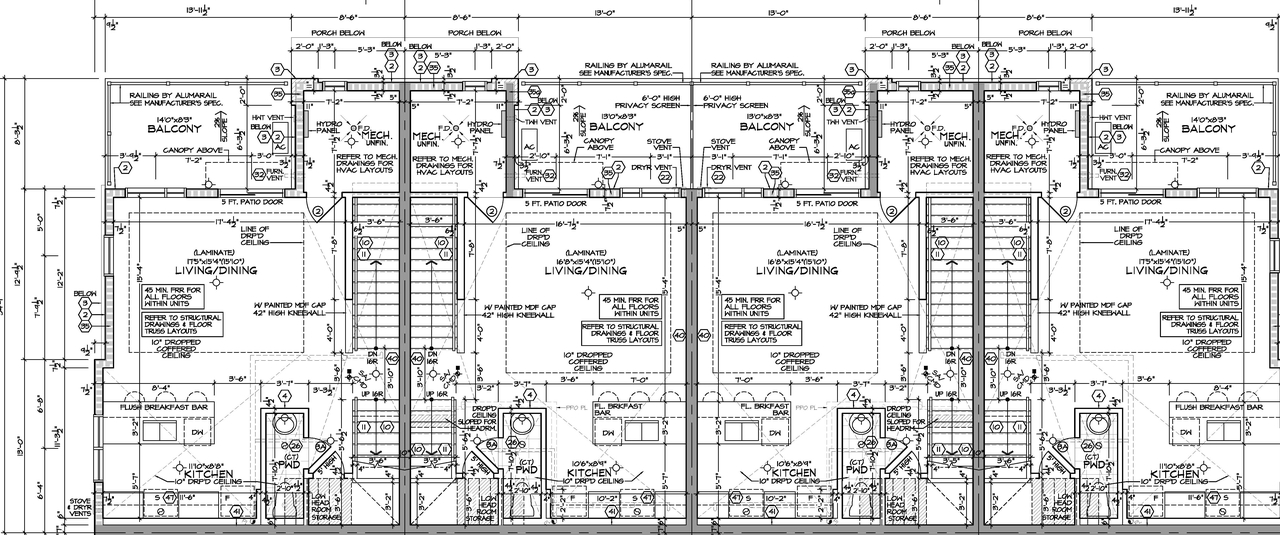 Floor plan for project from page 3 of the file '2021-12-24 - Floor Plans (Residential Blocks 1 through 12) - D07-12-21-0224'