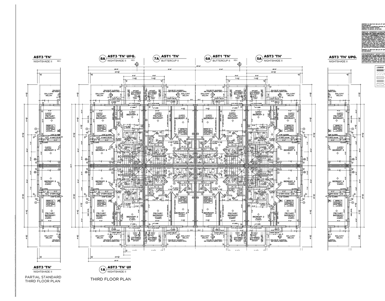 Floor plan for project from page 4 of the file '2021-12-24 - Floor Plans (Residential Blocks 1 through 12) - D07-12-21-0224'