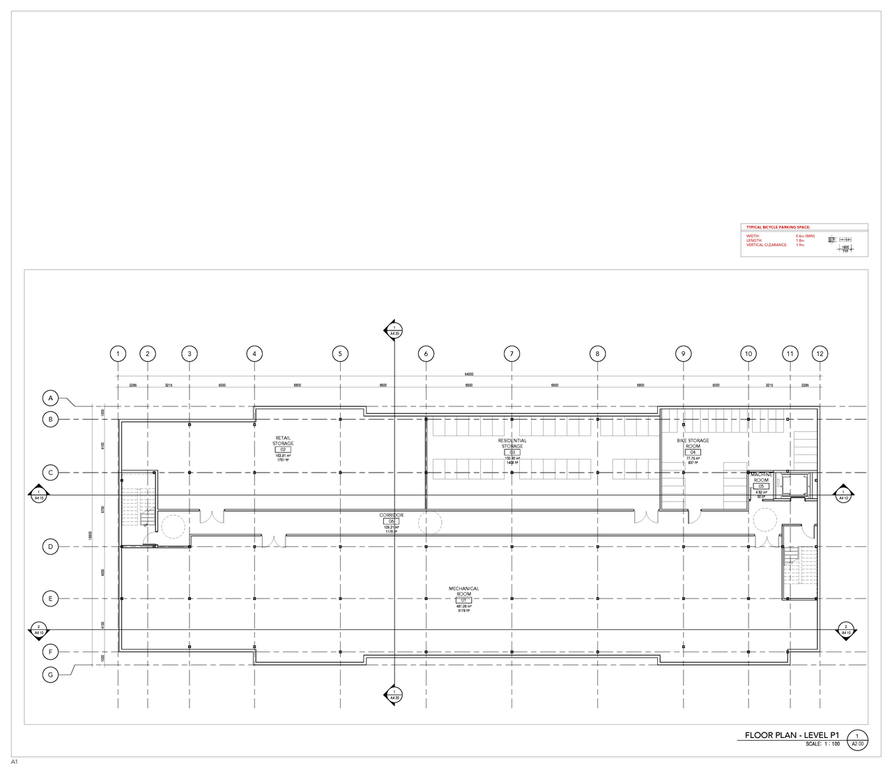 Floor plan for project from page 2 of the file '2021-12-24 - Floor Plans and Elevations (Commercial Blocks A through D) - D07-12-21-0224'