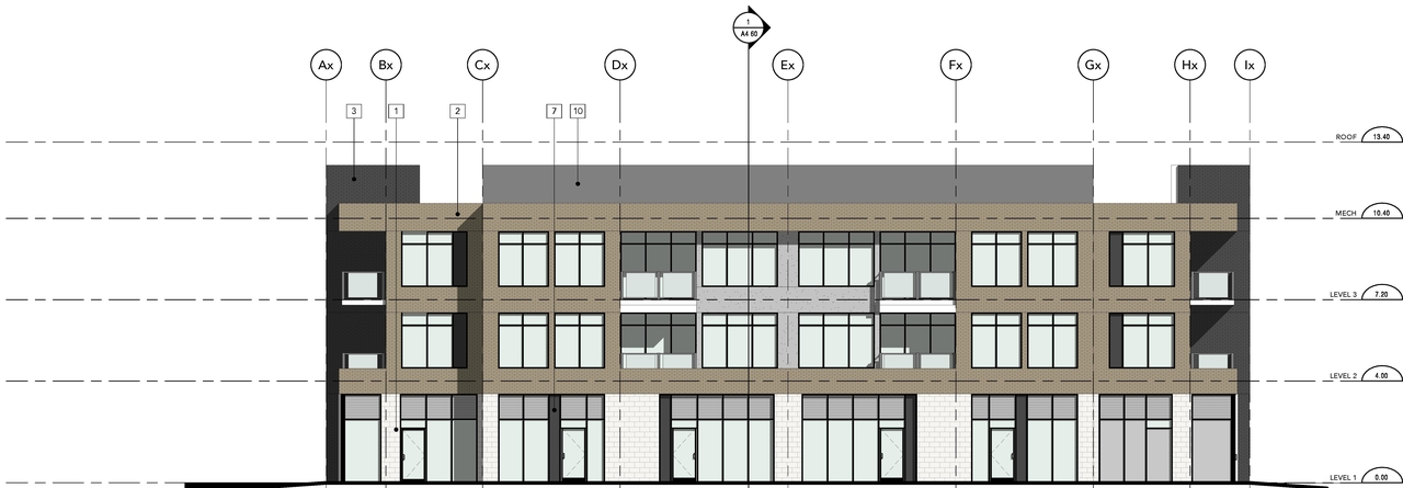 Image from page 22 of the file '2021-12-24 - Floor Plans and Elevations (Commercial Blocks A through D) - D07-12-21-0224'